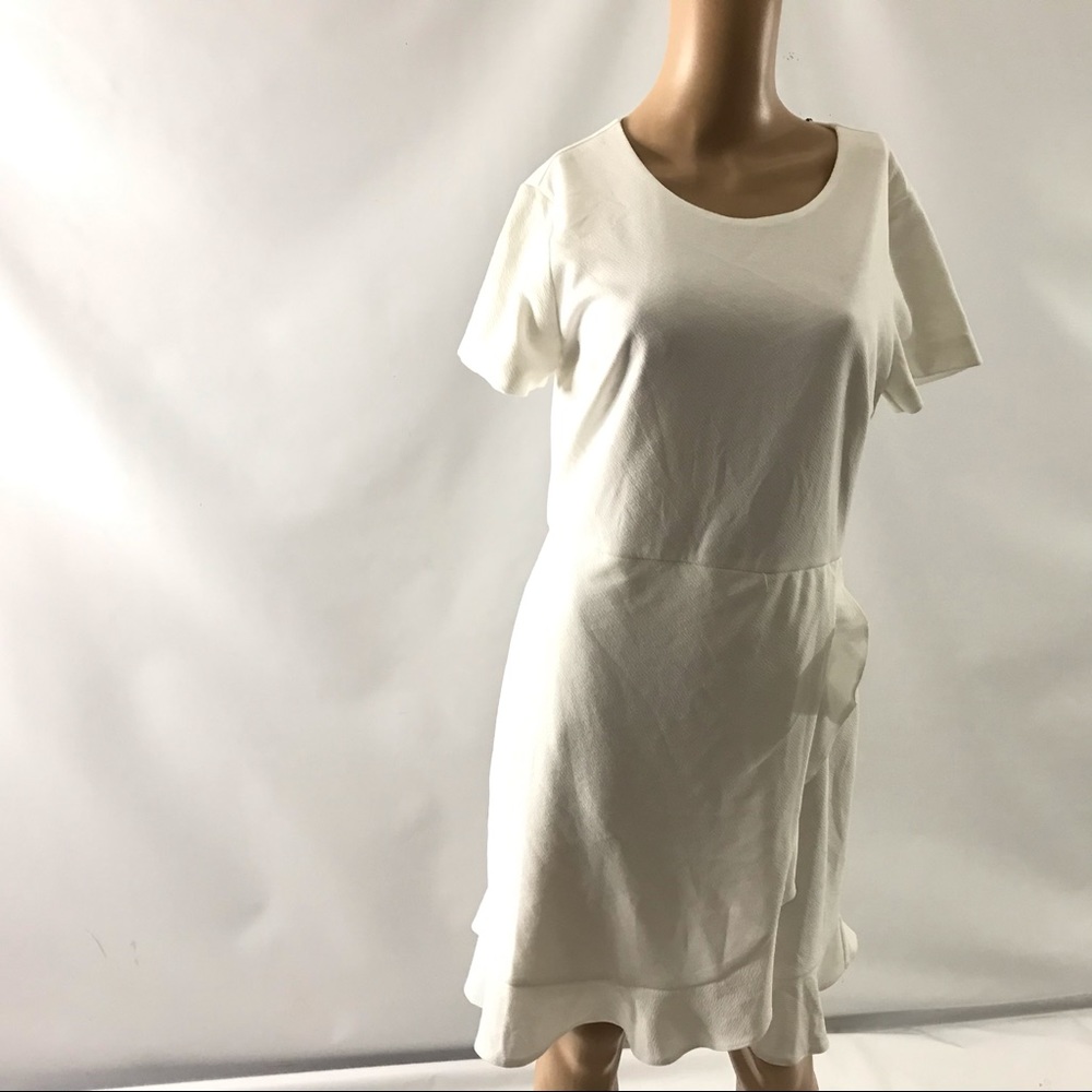 Molly Bracken Dress Size M Sheath Faux Wrap